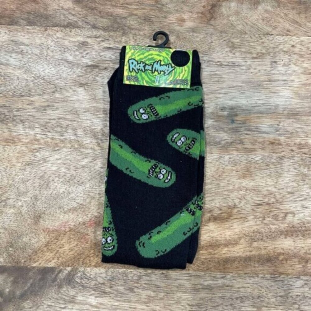 5/$20 NEW Adult Rick and Morty Pickle Rick Novelty Socks